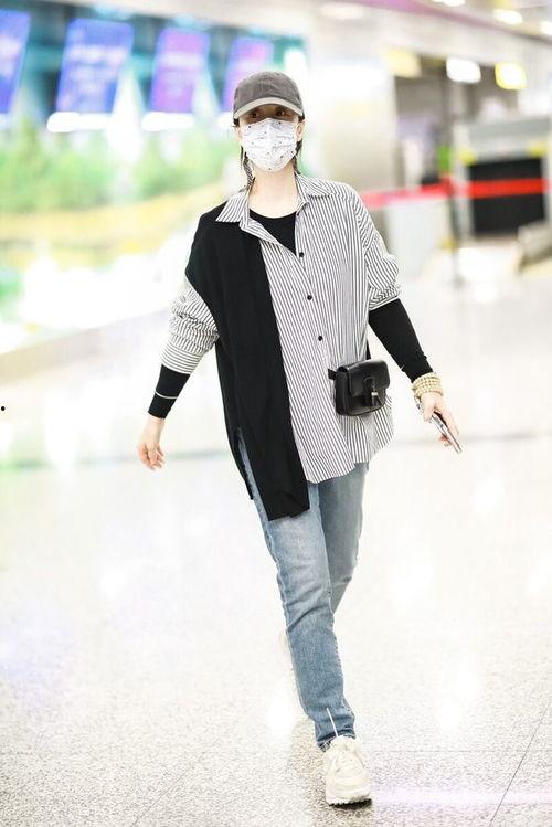 拼接衬衣明星,明星演绎潮流衬衣风采